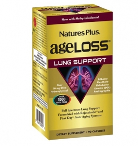 Ageloss Lung Support - Bảo vệ phổi, hỗ trợ chức năng đường hô hấp