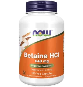 Betaine HCl 648 mg Veg Capsules