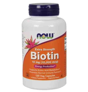 Biotin 10 mg (10,000 mcg), Extra Strength Veg Capsules