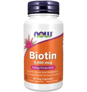 Biotin 5,000 mcg Veg Capsules