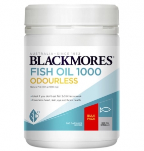Blackmores Odourless Fish Oil 1000mg Bulk Pack 500 Capsules