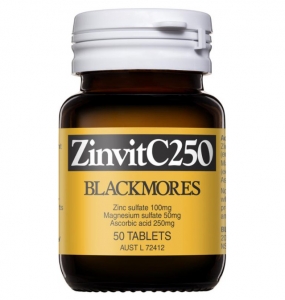 Blackmores ZinvitC250 50 Tablets