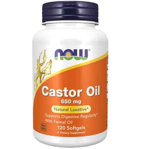 Castor Oil 650 mg Softgels