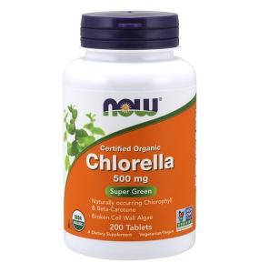 Chlorella 500 mg, Organic Tablets