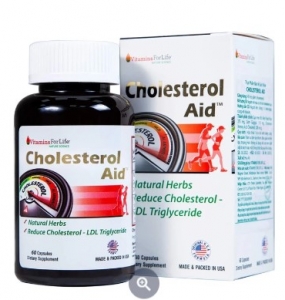 Viên uống Cholesterol Aid Vitamins For Life hỗ trợ giảm cholesterol (60 viên)
