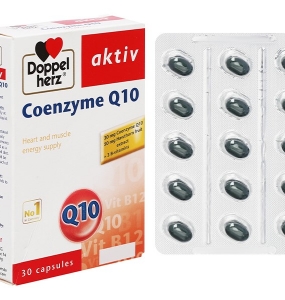 Aktiv Doppelherz Coenzyme Q10 hỗ trợ tim mạch hộp 30 viên