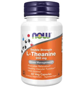 L-Theanine, Double Strength 200 mg Veg Capsules