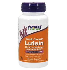 Lutein, Double Strength 20 mg Veg Capsules
