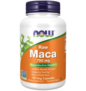 Maca 750 mg Raw Veg Capsules