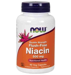 Niacin 500 mg, Double Strength Flush-Free Veg Capsules