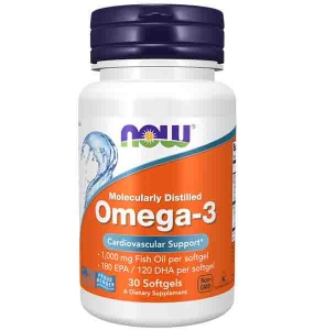 Omega-3, Molecularly Distilled Softgels