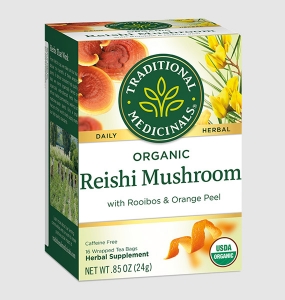 Organic Reishi Mushroom with Rooibos & Orange Peel Tea