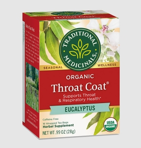 Organic Throat Coat® Eucalyptus Tea