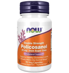 Policosanol, Double Strength 20 mg Veg Capsules