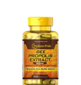 Viên uống keo ong Puritan’s Pride Bee Propolis Extract 125mg 100 Capsules