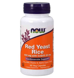 Red Yeast Rice 600 mg with CoQ10 30 mg Veg Capsules