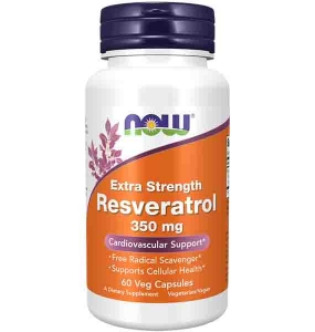 Resveratrol, Extra Strength 350 mg Veg Capsules