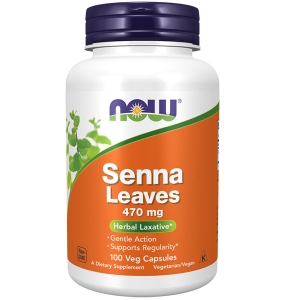 Senna Leaves 470 mg Veg Capsules