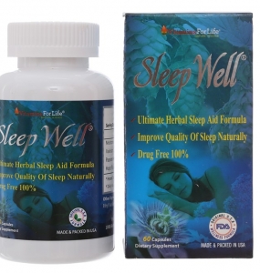 Sleep Well giúp ngủ ngon, giảm căng thẳng thần kinh chai 60 viên