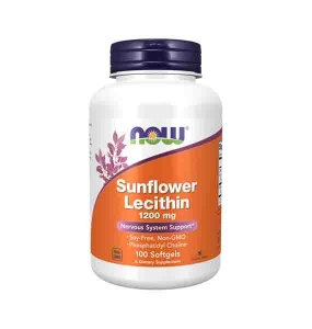 Sunflower Lecithin 1200 mg Softgels