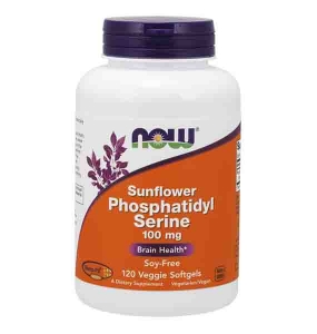 Sunflower Phosphatidyl Serine 100 mg Veggie Softgels