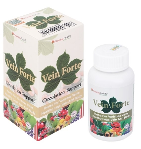 Vein Forte hỗ trợ giảm suy giãn tĩnh mạch hộp 30 viên
