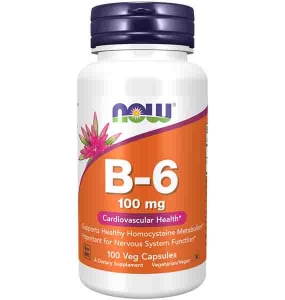 Vitamin B-6 100 mg Veg Capsules