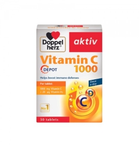 Thực phẩm bảo vệ sức khỏe Doppelherz Vitamin C 1000