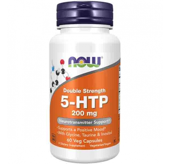 5-HTP, Double Strength 200 mg Veg Capsules