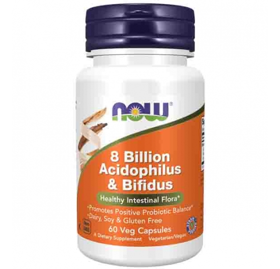 8 Billion Acidophilus & Bifidus Veg Capsules