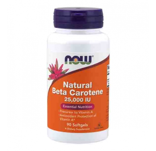 Beta Carotene, Natural 7,500 mcg Softgels