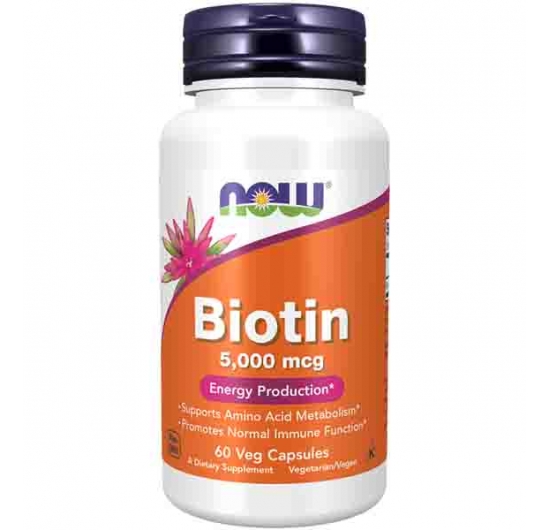 Biotin 5,000 mcg Veg Capsules