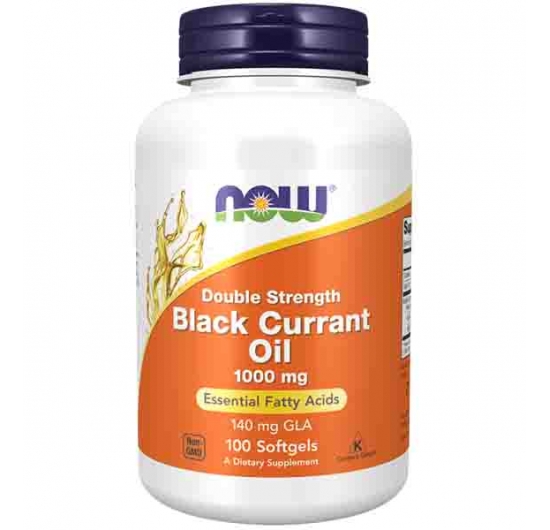 Black Currant Oil, Double Strength 1000 mg Softgels