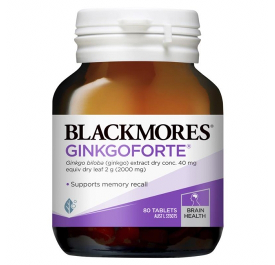 Blackmores Ginkgo Forte 2000mg 80 Tablets