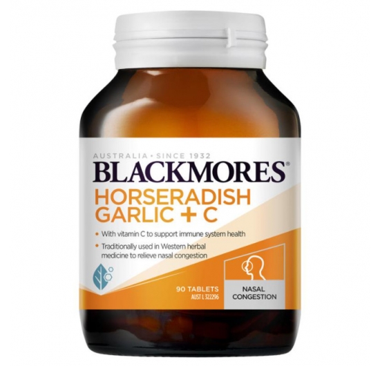 Blackmores Horseradish Garlic + C 90 Tablets