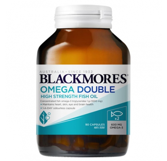 Blackmores Omega Double High Strength Fish Oil 90 Capsules