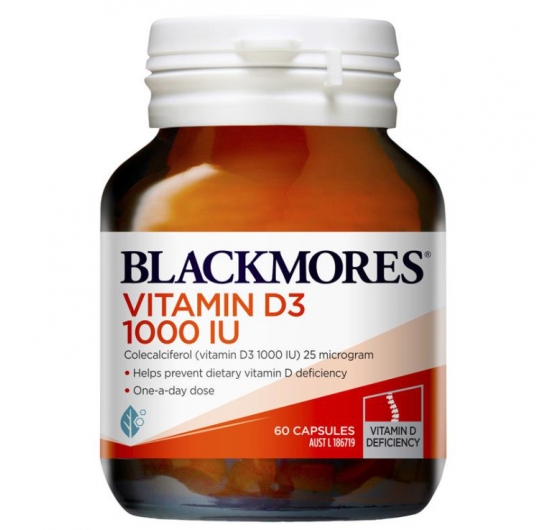 Blackmores Vitamin D3 1000IU 60 Capsules