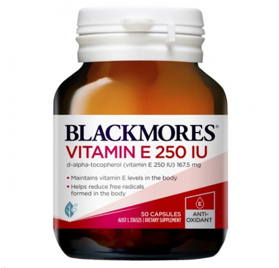 Blackmores Vitamin E 250IU 50 Capsules NEW