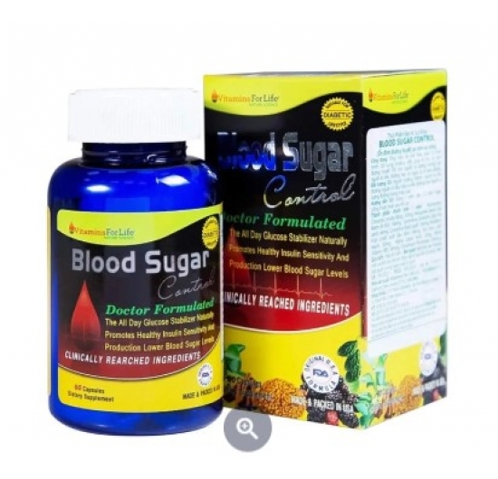 Viên uống Blood Sugar Control Vitamins For Life hỗ trợ ổn định đường huyết (60 viên)