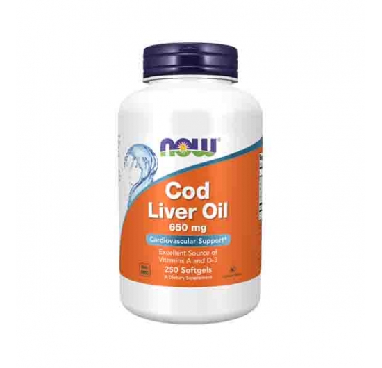 Cod Liver Oil 650 mg Softgels