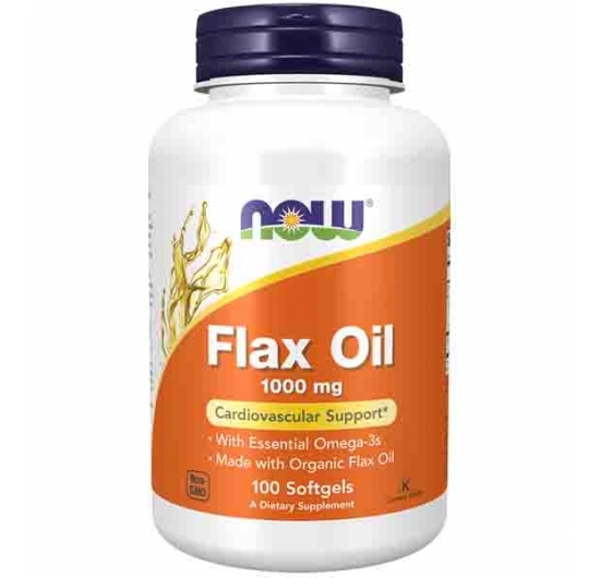 Flax Oil 1000 mg Softgels