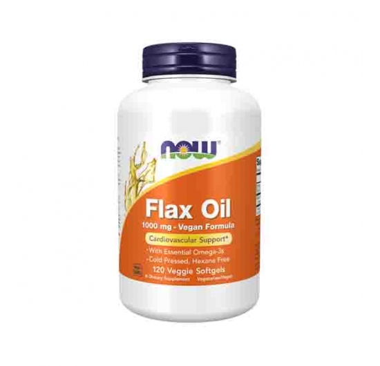 Flax Oil 1000 mg Vegan Formula Veggie Softgels