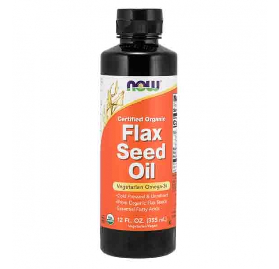 Flax Seed Oil Liquid, Organic