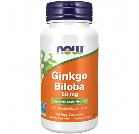 Ginkgo Biloba 60 mg Veg Capsules