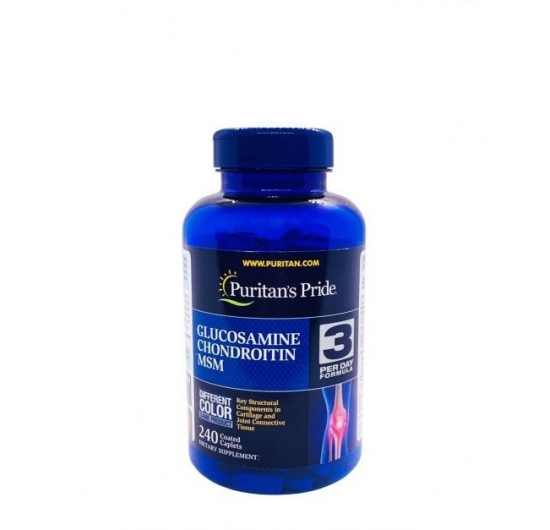 Viên uống bổ khớp Puritan’s Pride Glucosamine Chondroitin MSM 240 viên