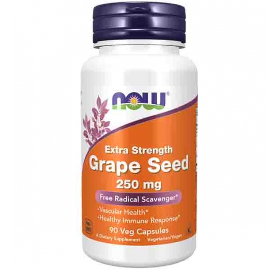 Grape Seed, Extra Strength 250 mg Veg Capsules