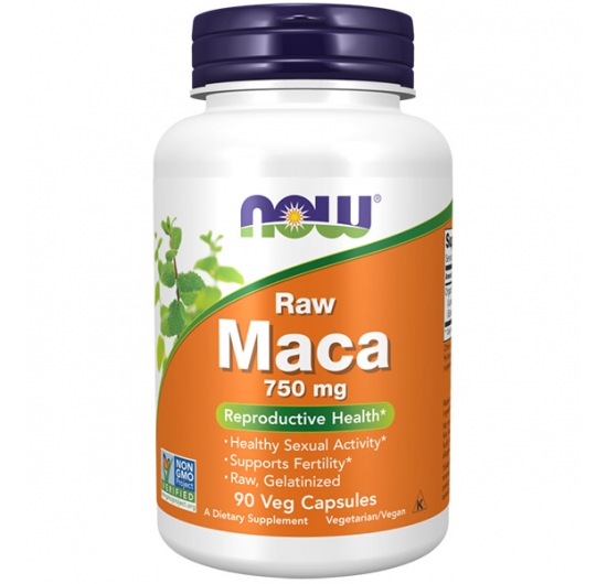 Maca 750 mg Raw Veg Capsules