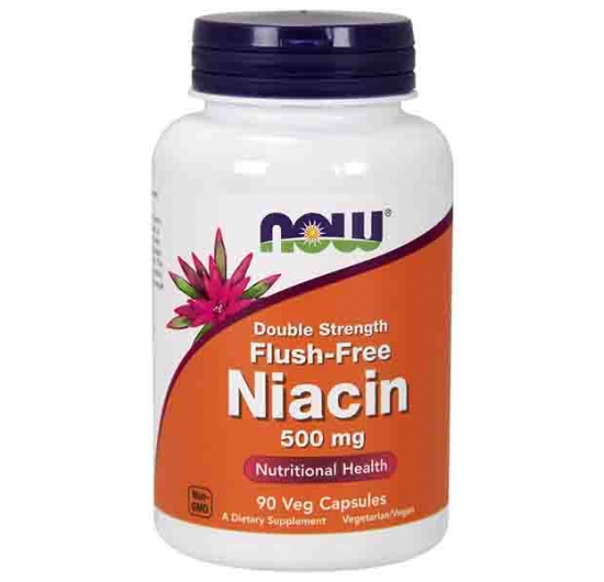 Niacin 500 mg, Double Strength Flush-Free Veg Capsules