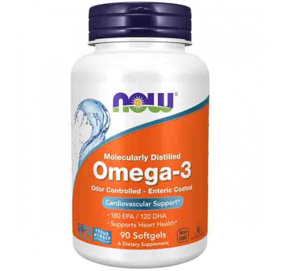 Omega-3, Molecularly Distilled & Enteric Coated Softgels