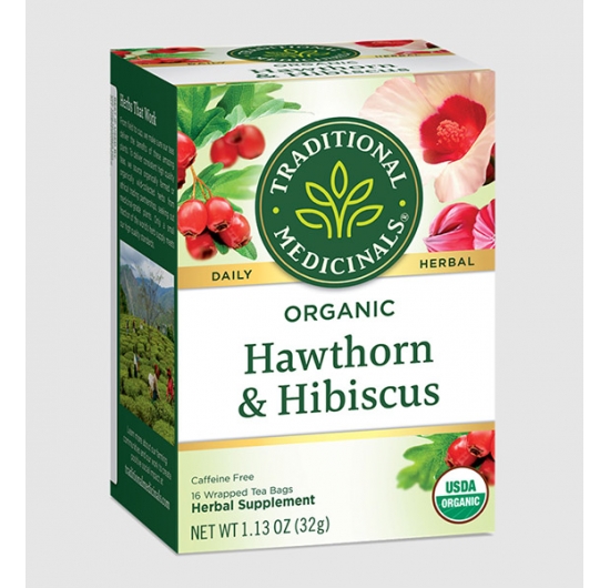 Organic Hawthorn & Hibiscus Tea